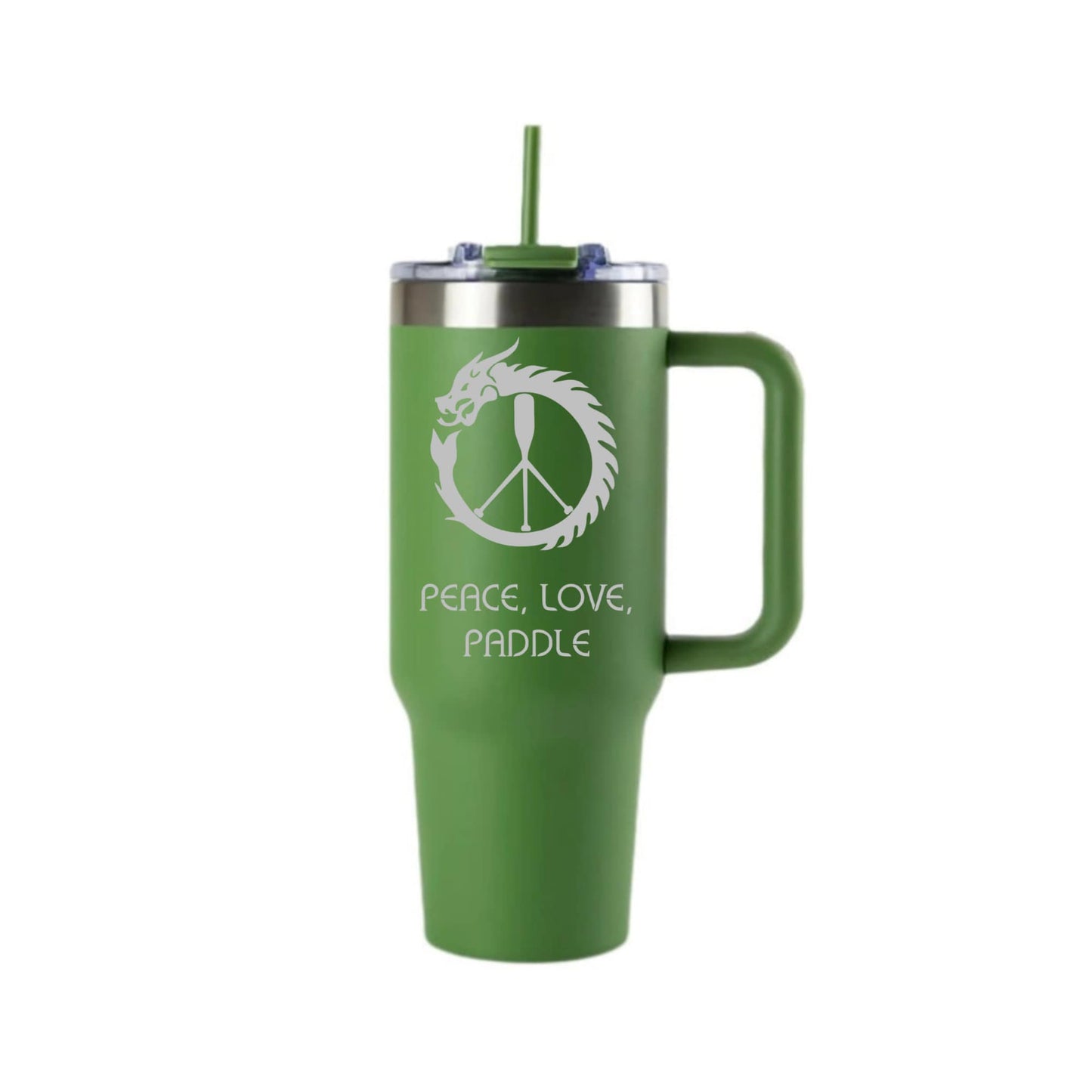 SOAR Peace Love Paddle 40 oz Powder Coated Tumbler