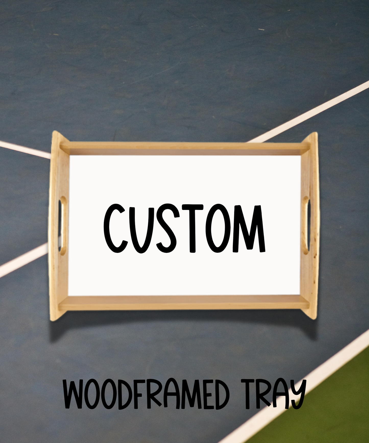 Wood Framed Tray - Custom