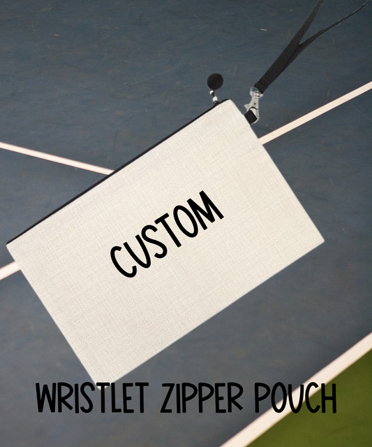 Wristlet Zipper Pouch - Custom