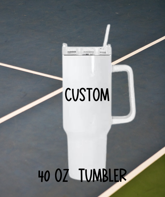 40 oz Tumbler with Handle