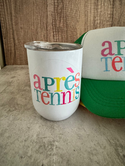 Apres Tennis  11 oz Wine Tumbler